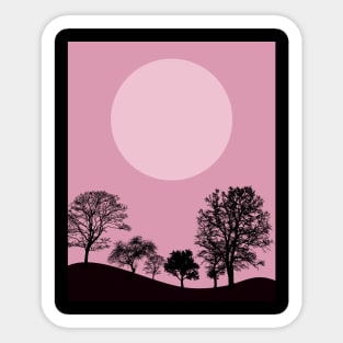 sunset Sticker